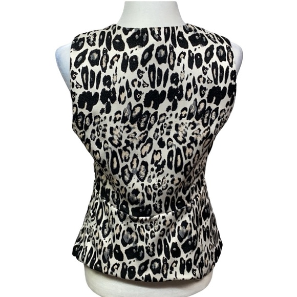 Ann Taylor Leopard Peplum Blouse - Picture 5 of 6